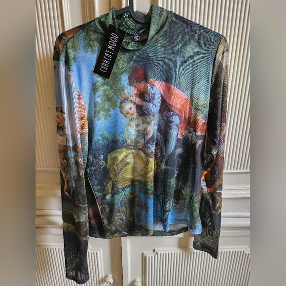 Current Mood Tops - Current Mood Mesh Long Sleeve